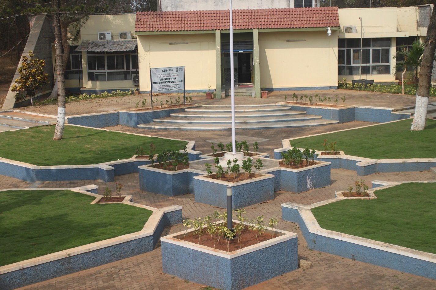 Lush Campus Grounds